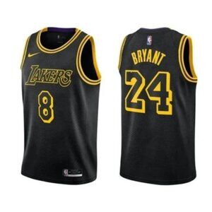 youth LA Lakers Kobe Bryant Black Jersey